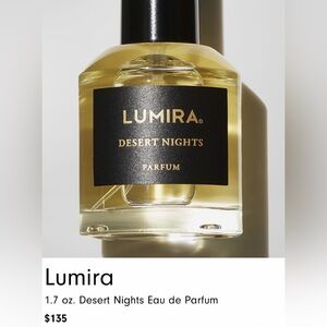 NWOB lumira desert nights parfum 1.7 oz $135